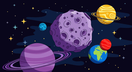 Planets in the Solar System. © ANAK