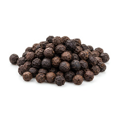 Obraz premium Pile of Black Peppercorns.