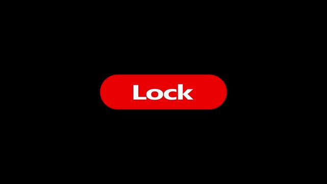 Lock button clicked in digital interface