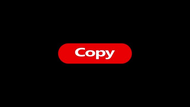 Red copy button with mouse cursor animation