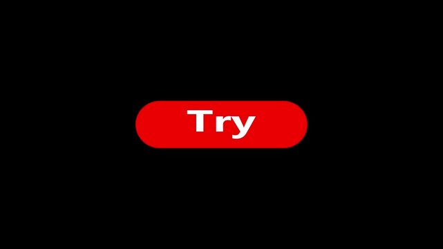 Mouse pointer clicking try button animation