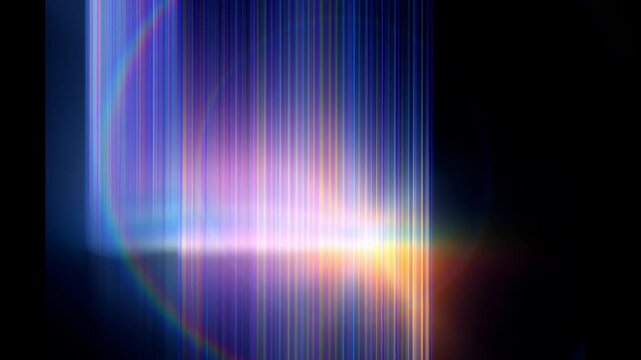 Abstract animation dark background refraction effect loop looping render gradient futuristic iridescent shape mesmerizing scene of light and color forming seamless looping animation with soft