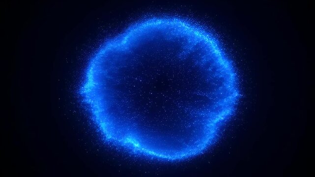 Glowing blue particle ring nebula halo cosmic energy glowing luminous circular particle cloud glowing sphere vibrant purple nebula cosmic particle ring glowing space cloud luminous halo circular