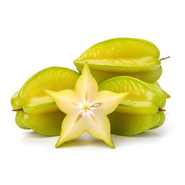 Fresh Star Fruit Carambola Tropical Exotic Fruit.
