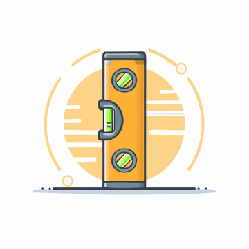 水平器のアイコン 建設・DIYの計測と精度確認