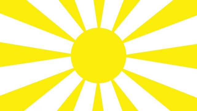 Sunburst yellow rays background