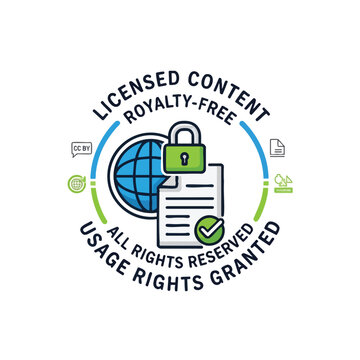 Licensed content, royalty-free, all usage rights granted