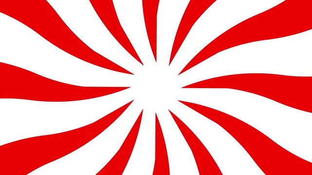 Red white spiral motion background loop