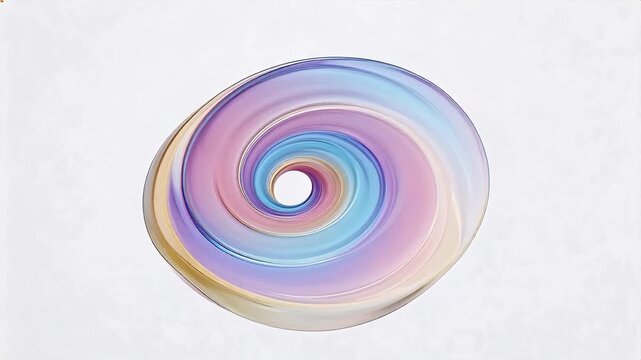 Elegant pastel spiral abstract background &mdash; soft gradient swirl in lavender, peach, and sky blue, evoking calm, creativity, and fluid motion for design, wellness, or tech concepts.