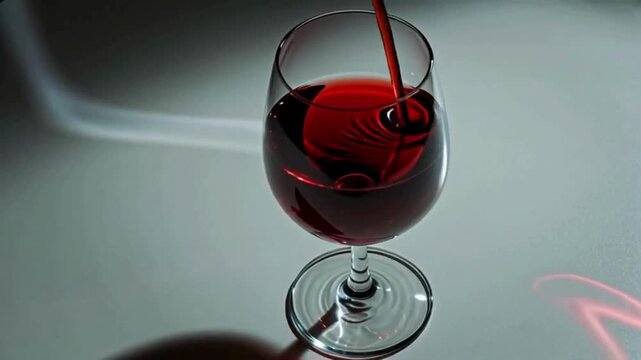 red wine glass