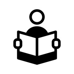 Reading Icon Vector Symbol Design Illustration