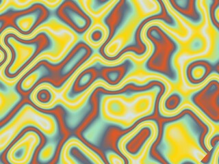 Fototapeta premium Abstract vibrant liquid marble background with yellow and orange swirls