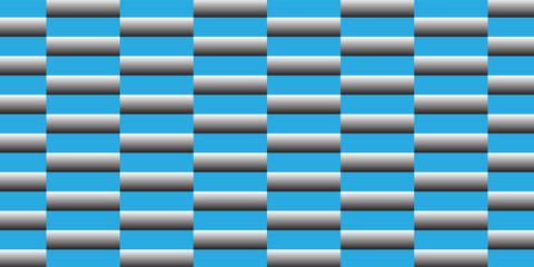 Square Black and white checkered abstract background with grey b © Anam