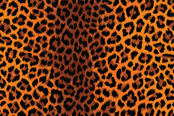 A captivating wild animal skin pattern featuring beautiful wildlife fur texture, creating an authentic camouflage background © Merisca
