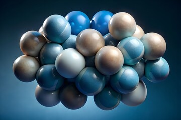 Fototapeta premium chemical structure of a molecule