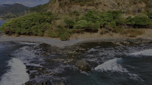 Drone, Jaco Beach, Costa Rica, Mountains, Coastline & rocks