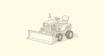 Bulldozer Construction Equipment Heavy Machinery. © Candra