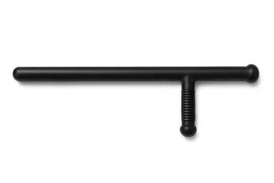 Police baton isolated on white background