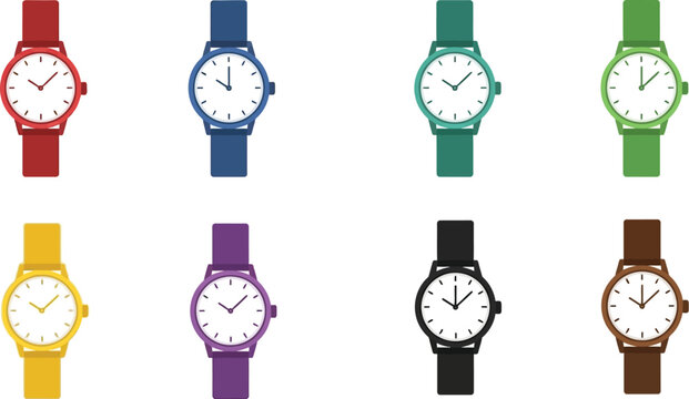 Colorful Timepieces A Collection of Stylish Watch Concepts