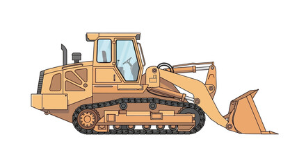 Bulldozer Construction Equipment Heavy Machinery. © Berry