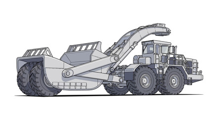 Large Mining Dump Truck Vehicle. © Berry