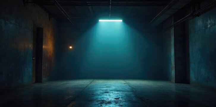 A dimly lit interior space, late at night Shadows stretch across the floor, highlighting dust motes in the air A sense of quiet solitude pervades the scene , low light, home