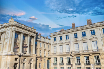 Naklejka premium Paris, ancient building on the place de la Concorde 