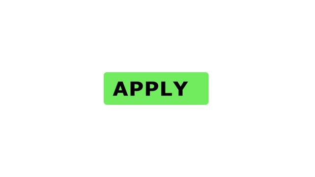 Clicking apply button mouse cursor appears