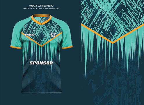 jersey sport template vector illustration