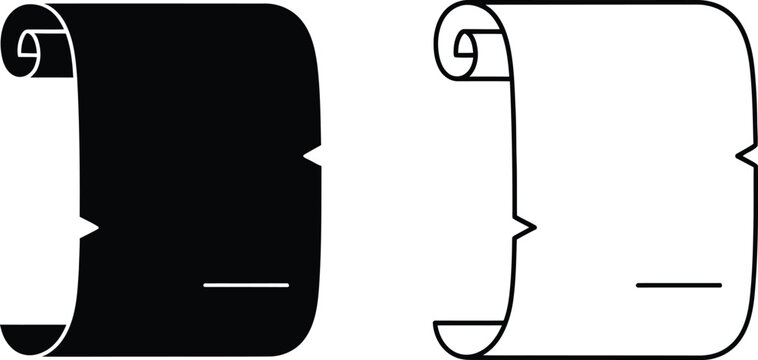 Black and white scrolls alphabet letter b Vector