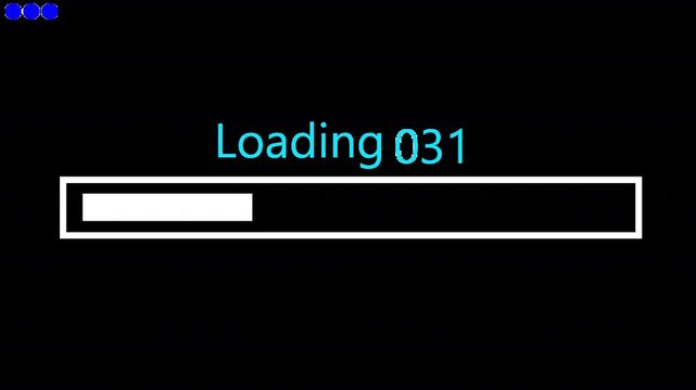 Loading 100 Percent Progress Animation Loop, Smooth UI Buffering Indicator