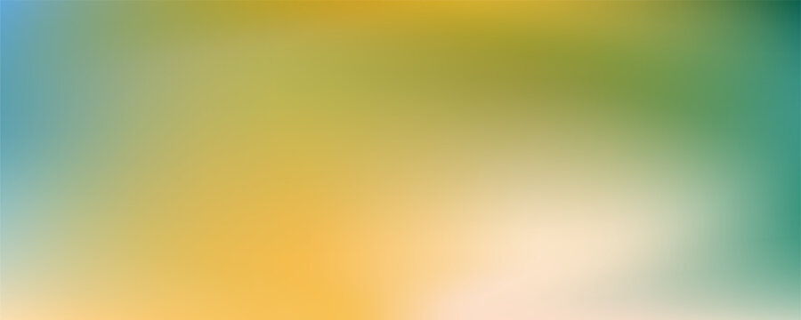 smooth gradient background with warm yellow and green turquoise color transition, abstract blurred texture design for website, app, banner, presentation, social media and modern digital backdrop