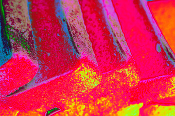 光の抽象美、非現実的な空間