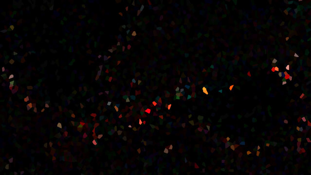 Vector Dark space contains numerous vibrant colorful twinkling lights which looks like stars and cosmos full of mystery 