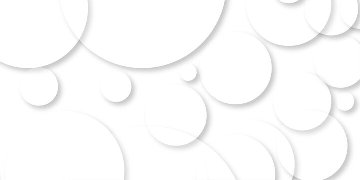 abstract seamless modern white and gray color technology concept geometric circle vector background neomorphism style poster, banner design. Minimal style white neomorphism website banner.