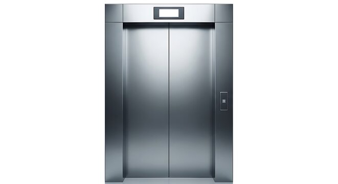 modern refrigerator isolated on white