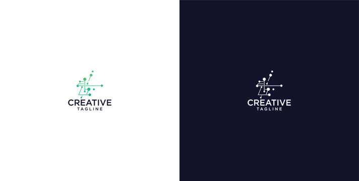 modern energy logo design, positive solution, icon, vector, premium.