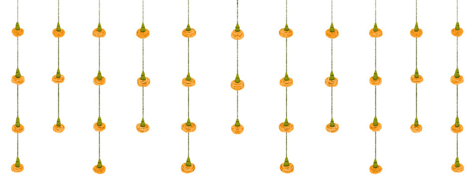 Indian Traditional Vibrant Hanging Floral Toran