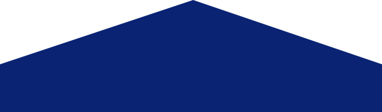 Simple wavy separator shape with smooth curved header. Bottom layout element for webpage templates.