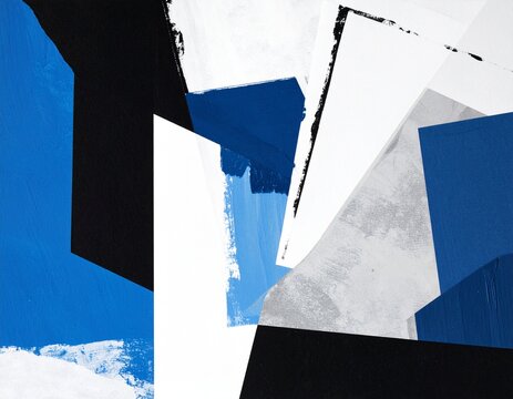 blue abstract geometric background