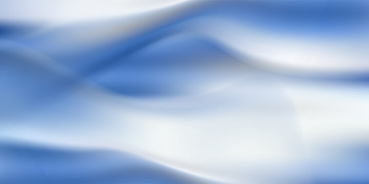Soft Blue Gradient Wave Background with Minimal Smooth Flow Design. Suit for banner, web, brochure, pamflet and presentation