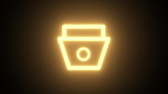 Icon file brown glow