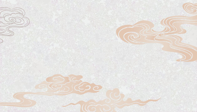 Chinese-style classical auspicious cloud background