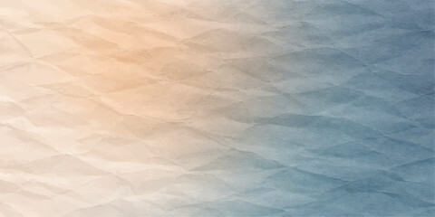Obraz premium A weathered blue paper texture evokes a serene abstract landscape of summer sky and white clouds reflecting over a calm ocean atmosphere