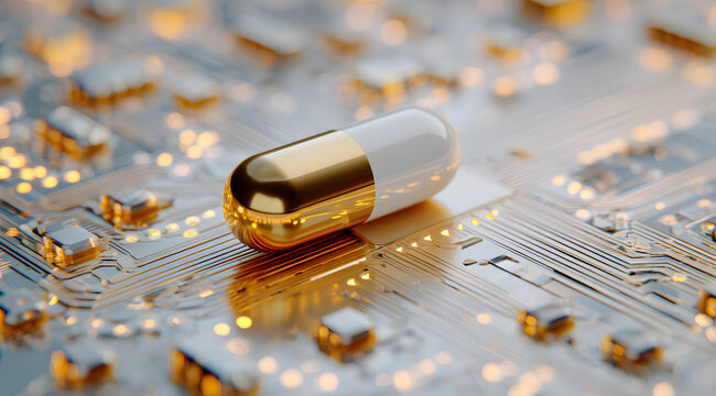 Capsule on circuit board