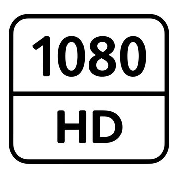 Split Screen 1080 HD Outline UI Icon