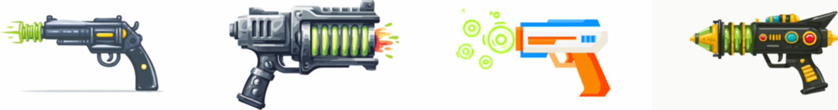 Retro-Futuristic Raygun: A Vintage Sci-Fi Weapon