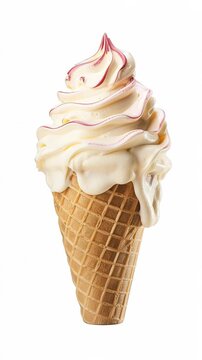 Assorted Ice Cream Cones Minimal Studio Style