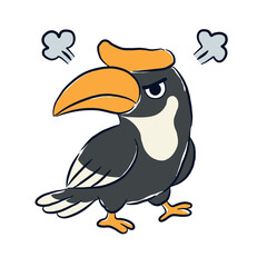 hornbill is angry © Xaddar 