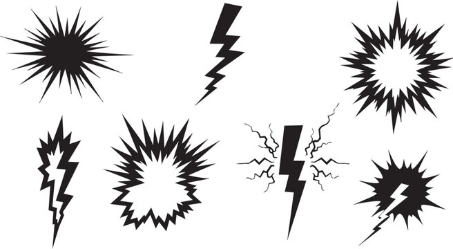 High Voltage Electricity Spark and Energy Bursts